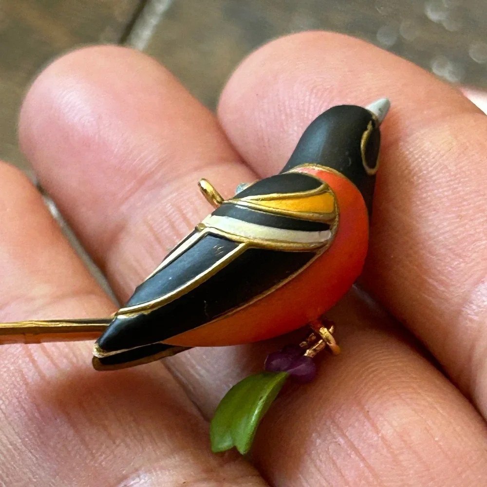Hallmark Keepsake 2014 Baltimore Oriole Miniature Ornament Beauty of Birds